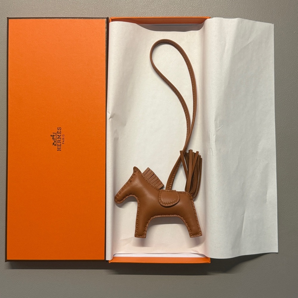 Hermès Rodeo PM Charm in Iconic Gold
